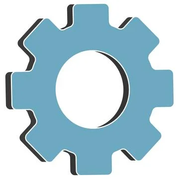 Gear icon vector illustration Stock Illustration