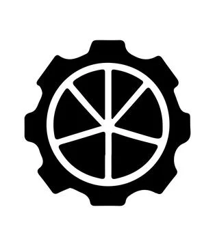 Gear icon vector illustration for web 스톡 일러스트