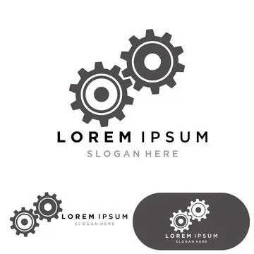 Gear icon vector set. clockwork illustration sign collection. Mechanics symbo Stock Illustration