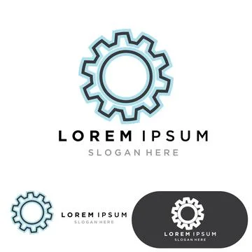 Gear icon vector set. clockwork illustration sign collection. Mechanics symbo Illustrazione stock