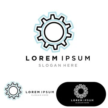 Gear icon vector set. clockwork illustration sign collection. Mechanics symbo Stock Illustration