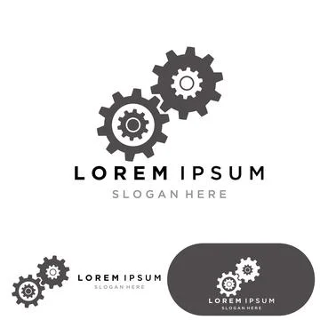 Gear icon vector set. clockwork illustration sign collection. Mechanics symbo Stock Illustration
