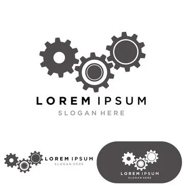 Gear icon vector set. clockwork illustration sign collection. Mechanics symbo Stock Illustration