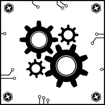 Gear Stock Illustration