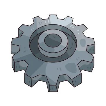 Gear illustration Stock Illustration