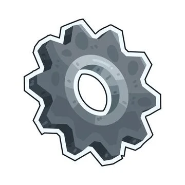 Gear illustration Stock Illustration