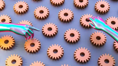 Gear industry Stock Illustration