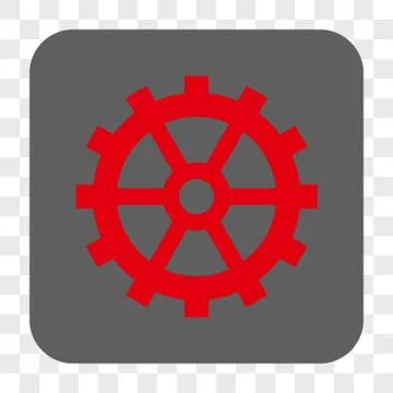 Gear Interface Toolbar Button Stock Illustration