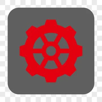 Gear Interface Toolbar Button Stock Illustration