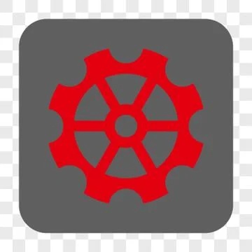 Gear Interface Toolbar Button Illustrazione stock