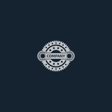 Gear logo design vector for engineering Stock Illustration