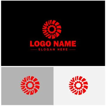 Gear logo icon vector for business brand app icon cogwheel mechanic engine .. イラスト素材