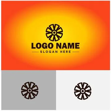Gear logo icon vector for business brand app icon cogwheel mechanic engine .. Illustrazione stock