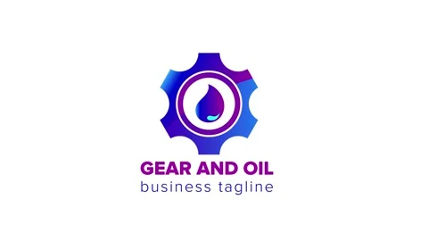 Gear Logo Motion Stock Footage