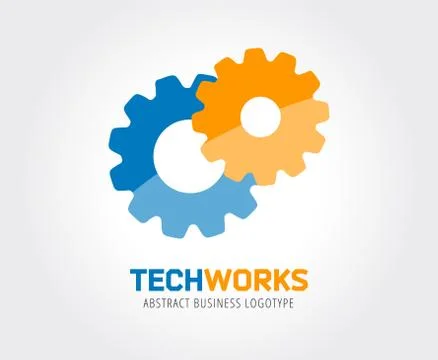 Gear logo template Stock Illustration