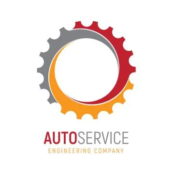 Gear logo template. Logotype for イラスト素材