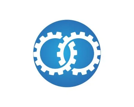 Gear Logo Template vector icon illustration design イラスト素材