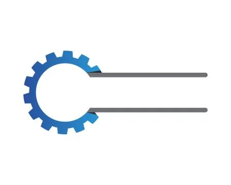 Gear Logo Template vector icon illustration design Stock Illustration