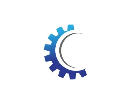 Gear Logo Template vector icon illustration design Stock Illustration