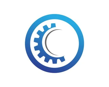 Gear Logo Template vector icon illustration design Stock Illustration