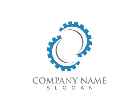 Gear Logo Template vector icon illustration design Illustrazione stock