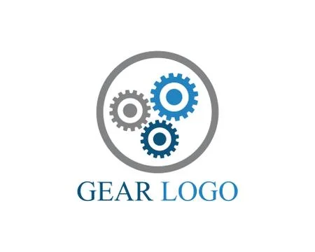 Gear Logo Template vector icon illustration design Stock Illustration