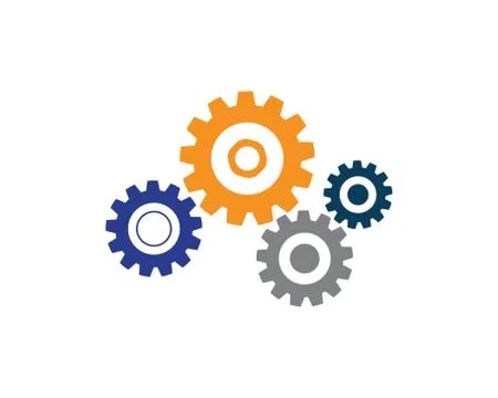 Gear Logo Template vector icon illustration design vector Stock Illustration