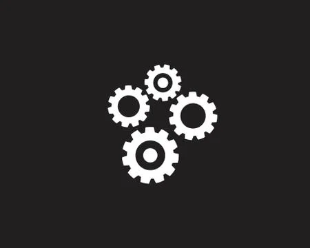 Gear Logo Template vector icon イラスト素材