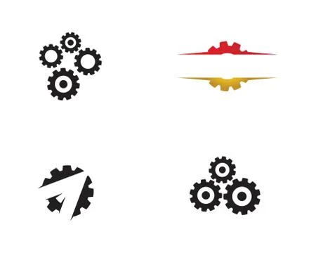 Gear Logo Template vector icon Stock Illustration