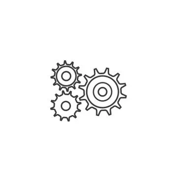 Gear Logo Template vector icon Stock Illustration