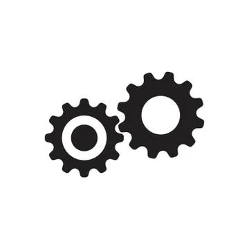 Gear Logo Template vector icon 스톡 일러스트
