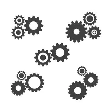 Gear Logo Template vector icon Stockillustratie