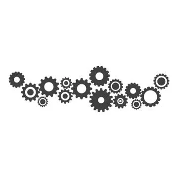Gear Logo Template vector icon イラスト素材