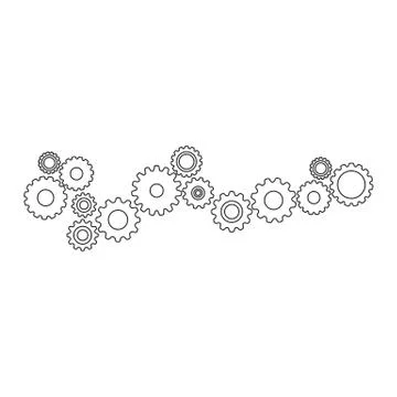 Gear Logo Template vector icon イラスト素材