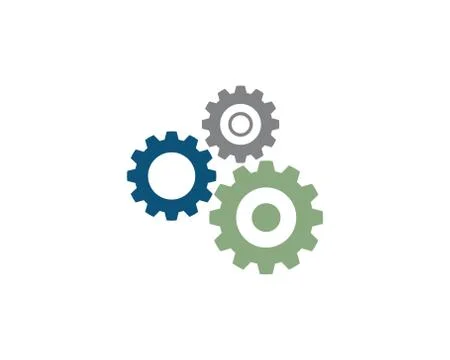 Gear Logo Template vector icon Stockillustratie
