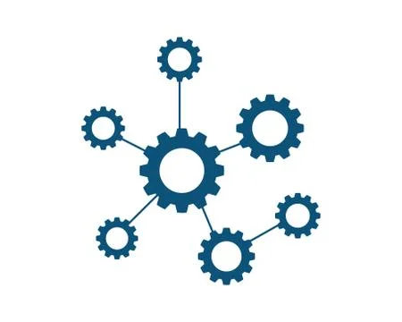 Gear Logo Template vector icon Stock Illustration