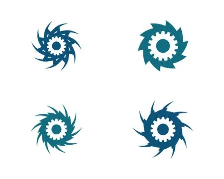 Gear Logo Template vector icon 库存插图