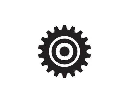 Gear Logo Template vector icon Stock Illustration
