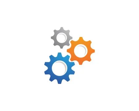 Gear Logo Template vector icon Stock Illustration