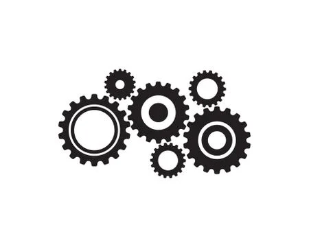 Gear Logo Template vector icon 库存插图