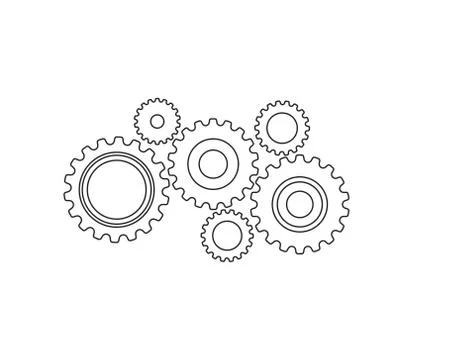 Gear Logo Template vector icon Stock Illustration