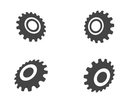 Gear Logo Template vector icon Stock Illustration