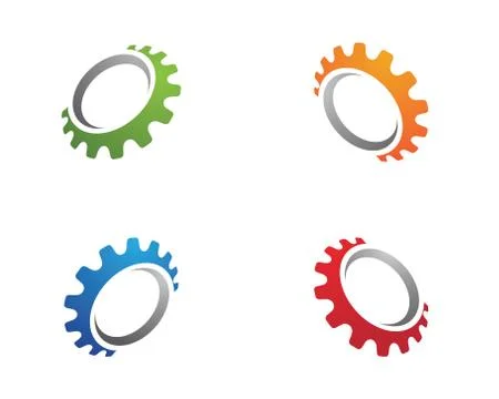 Gear Logo Template vector icon Stock Illustration