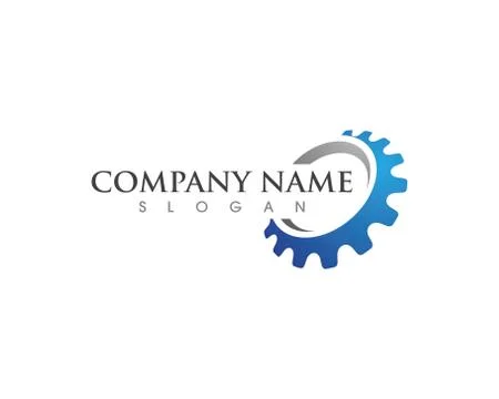 Gear Logo Template vector icon 스톡 일러스트