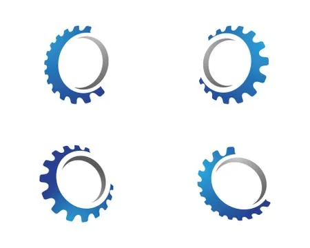 Gear Logo Template vector icon Stock Illustration