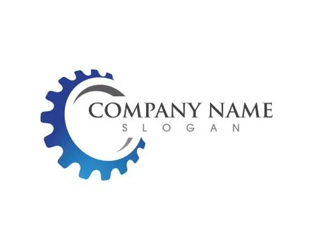 Gear Logo Template vector icon 스톡 일러스트