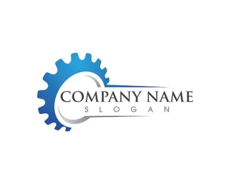 Gear Logo Template vector icon Illustrazione stock