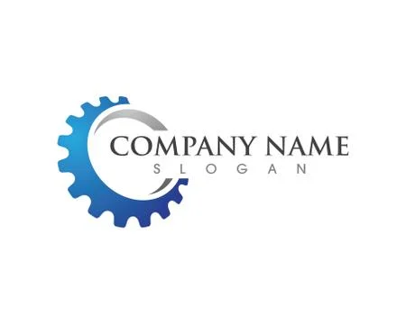 Gear Logo Template vector icon 스톡 일러스트