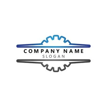 Gear Logo Template vector icon イラスト素材