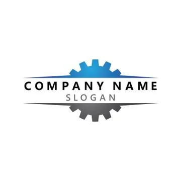 Gear Logo Template vector icon Illustrazione stock
